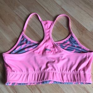 Reversible sports bra